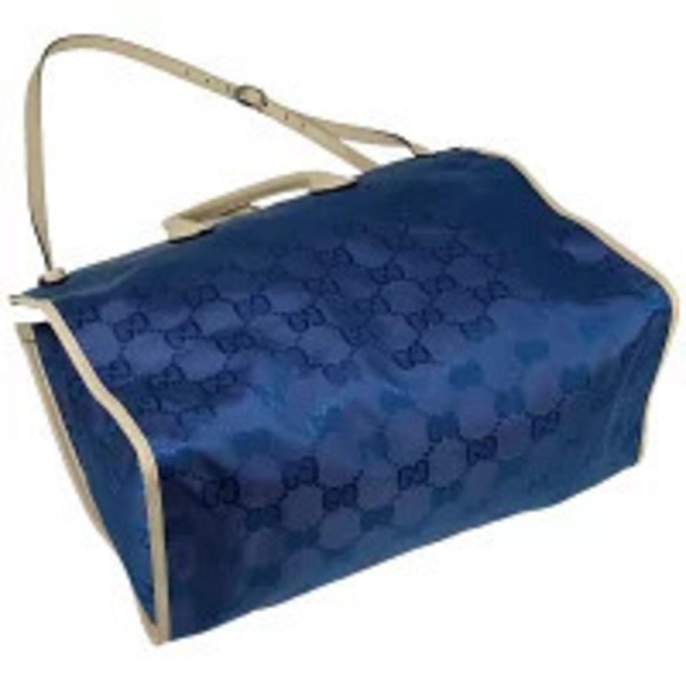 Gucci Handbag Off Blue Bag Grid Tote GG Shoulder the Blue
